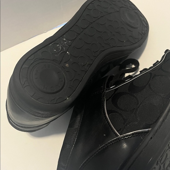 Coach Zany Black high-top sneaker Women 8 PreOwned - Picture 14 of 14